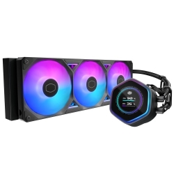MasterLiquid 360 Atmos II LCD ARGB/360mmN[[/ubN/A^C\ΉLCD/Intel LGA1851/1700/1200/1156/1155/1151/1150/AMD AM5/AM4Ή