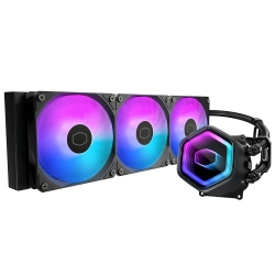 MasterLiquid Core II 360 Black ARGB X6G2/360mmN[[/ubN/fA`o[|v̗p/Intel LGA1851/1700/1200/1156/1155/1151/1150/AMD AM5/AM4Ή