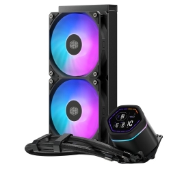 MasterLiquid Core Nex Digital 240 Black/240mm����CPU�N�[���[/�V�X�e������\���\�ȃf�W�^���p�l������/Intel LGA1851/1700/1200/1156/1155/1151/1150/AMD AM5/AM4
