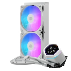 MasterLiquid Core Nex Digital 240 White/240mm����CPU�N�[���[/�V�X�e������\���\�ȃf�W�^���p�l������/Intel LGA1851/1700/1200/1156/1155/1151/1150/AMD AM5/AM4