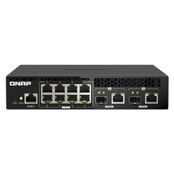 QNAP L2 Webマネージドスイッチ (2x10GbE + 8x2.5GbE) QSW-M2108R-2C 