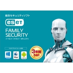 ESET ファミリー セキュリティ カードタイプ 3年版 最大5デバイス CITS-ES10-004-AZ1