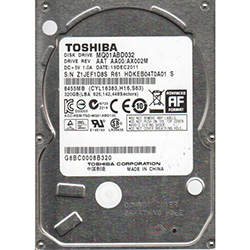 東芝(HDD) 2.5インチ内蔵HDD 320GB SATA300 5400rpm MQ01ABD032 - NTT 