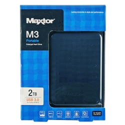 【クリックで詳細表示】MAXTOR 2.5インチ USB3.0ポータブルHDD 2TB ブラック HX-M201TCB/GM