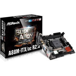 ASRock AMD A88X`bvZbg Mini-ITX IEEE802.11ac WiFiW[ A88M-ITX/ac R2.0