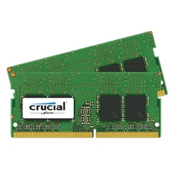 Crucial m[gp\R 32GB Kit (16GBx2) DDR4-2400(PC4-19200) CL17 DR x8 Unbuffered SODIMM 260pin CT2K16G4SFD824A
