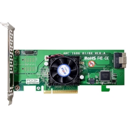 PCIe 4.0 x8 8|[gpRAIDJ[h Tri [hΉ SFF 8654 (x8) x1ڑ Expander@\t RAID0/1/JBOD/Single