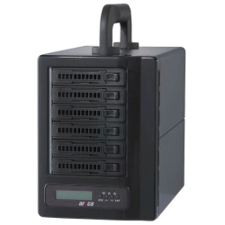 2.5�C���`NVMe/SAS/SATA�Ή�6�x�C�O�tRAID���j�b�g Thunderblot5��USB3.2 Gen2�ڑ� Expander�@�\�Ή�