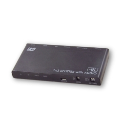 4K60Hz/ダウンスケール対応 外部音声出力付 HDMI分配器(1入力2出力) RS-HDSP2PA-4K