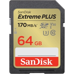 エクストリーム プラス SDXC UHS-I カード 64GB SDSDXWH-064G-JNJIP