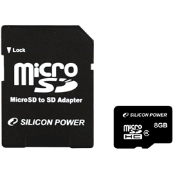 microSDHCJ[h 8GB (Class4)  5Nۏ (SDHCA_v^[t) SP008GBSTH004V10
