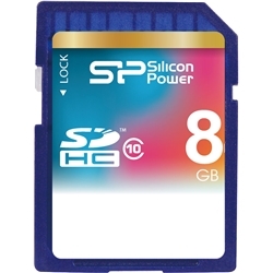 SDHCメモリーカード 8GB (Class10)  5年保証 SP008GBSDH010V10