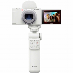 デジタルカメラ VLOGCAM ZV-1 II ホワイト(シューティンググリップキット) ZV-1M2G/W