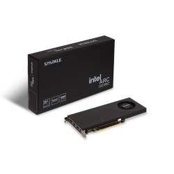 SPARKLE Intel Arc Pro B50 Blower/�O���t�B�b�N�X�{�[�h/AI��ƌ���/�u�����[�t�@�����f��/16GB GDDR6/DP 2.1×4/1�X���b�g�݌v