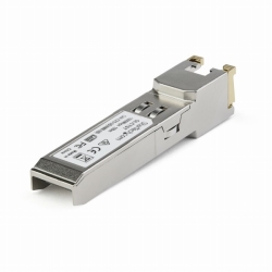 StarTech.com SFPモジュールJuniper製SFP-1GE-FE-E-T互換10/100/1000Base-TX準拠光トランシーバ SFP1GEFEETST