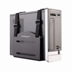 StarTech.com PCホルダーデスクトップパソコン用アジャスタブルホルダー調整幅122-212mm耐荷重10kg CPUWALLMNT