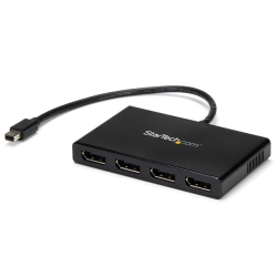 4|[gMSTnu Mini DisplayPort - 4x DsiplayPort }`j^[Xvb^ 4KΉ ~jfBXvC|[g(IX) - 4|[g fBXvC|[g(X) WindowŝݑΉ MSTMDP124DP
