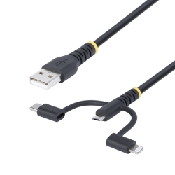 USB 2.0P[u/1m/3-in-1 USB - }CNUSB TypeC CgjO/15W/[dR[h