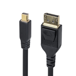 Mini DisplayPort - DisplayPort 1.4ϊP[u/3m/8K60Hz/ubN/fϊ