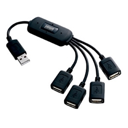 USB2.0nu USB-HUB227BK