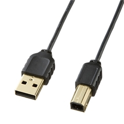 ɍUSBP[u (USB2.0 A-B^CvA1mEubN) KU20-SL10BK