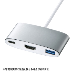 サンワサプライ USB Type C-HDMIマルチ変換アダプタプラス AD