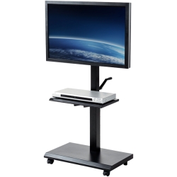 サンワサプライ 壁寄せ手動上下昇降液晶ディスプレイスタンド CR-LAST24