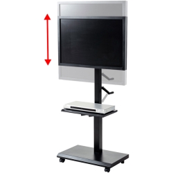 サンワサプライ 壁寄せ手動上下昇降液晶ディスプレイスタンド CR-LAST24