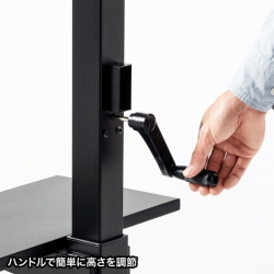サンワサプライ 壁寄せ手動上下昇降液晶ディスプレイスタンド CR-LAST24