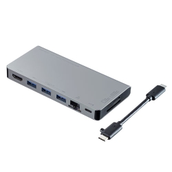 USB Type-C hbLOnu(HDMIELAN|[gESDJ[h[_[t) USB-3TCH14S