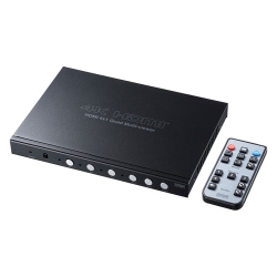 4入力1出力HDMI画面分割切替器(4K対応) SW-UHD41MTV