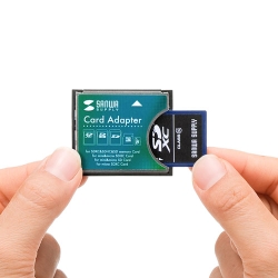 サンワサプライ SDXC用CF変換アダプタ ADR-SDCF1N サンワサプライ SDXC用CF変換アダプタ ADR-SDCF1N