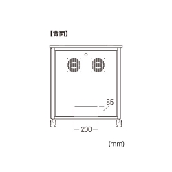 サンワサプライ 19インチマウントボックス(10U D600) CP-501