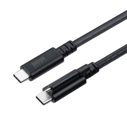 USB 20Gbps Type-Cケーブル(シングルスクリューロック・240W・1m) KU-20GCCPESSL10