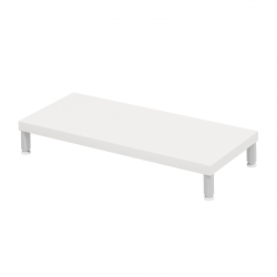 サンワサプライ eモニタ台(丸脚・白天板)W700×D300【受注生産品】 EMR-LCM7030W