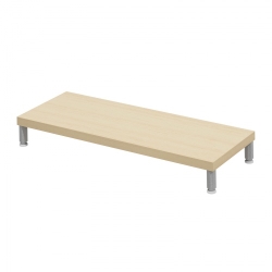 サンワサプライ eモニタ台(丸脚・薄い木目天板)W800×D300【受注生産品】 EMR-LCM8030LM