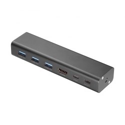 サンワサプライ 木製天板取付用USB+HDMIドッキングステーション EMR-LCOP1