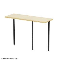 サンワサプライ サブテーブルW700mm用(薄い木目+ブラック)【受注生産品】 EST-70BKLM