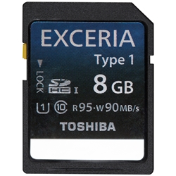 SDHC UHS-Iカード EXCERIA Type1 8GB