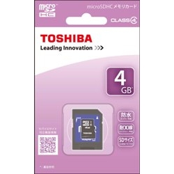 class4 microSDHCメモリカード 4GB SD-MK004G