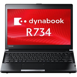 Dynabook dynabook R734/K：i5-4300M/4G/320G_HDD/ドライブ無/7Pro DG