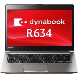 dynabook R634/K:i3-4010U/4G/128G_SSD/ドライブ無/7Pro DG/Office無 PR634KFA633AD7X
