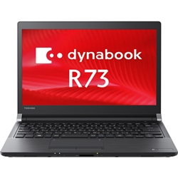 dynabook R73/T:Core i5-6300UA4GBA500GB_HDDA13.3HDAWLANA7 Pro 64AOfficeAWf PR73TBAA437ADE1