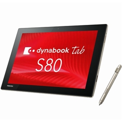 dynabook Tab S80/A:Intel Atom x5-Z8300A4GA64GtbVAfW^CU[+^b`plt10.1^WUXGAAWin10Pro 64bitAOffice PS80ASGK7L7AD21