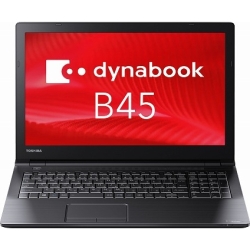 dynabook B45/B:Celeron 3855UA4GBA500GB_HDDA15.6^HDASMultiAWLANAeL[tL[{[hAWin7 32-64BitAOffice PB45BNAD4R2AD81