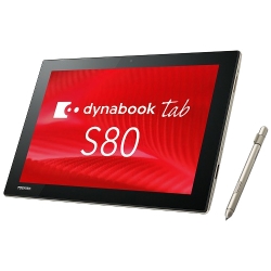 dynabook Tab S80/B:Intel Atom x5-Z8350A4GBA64GB_tbVAfW^CU[+^b`plt10.1^WUXGAAWin10Pro 64bitAOffice PS80BSGK7L7AD21