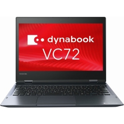 dynabook VC72/B:Core i5-7300U vPro 2.60GHzA8GBA256GB_SSDAfW^CU[+^b`plt12.5^FHDAWLAN+BTA10 Pro 64 bitAOffice PV72BBGCKL7AA11