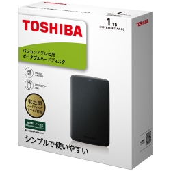 【クリックでお店のこの商品のページへ】ポータブルハードディスク 1TB ブラック HDTB310FK3AA-D