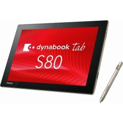 dynabook Tab S80/D:Atom Z8350A4GBA64GB_tbVAfW^CU[+^b`plt10.1^WUXGAAWLAN+BTAWin10Pro 64bitAOffice PS80DSGK7L7AD21