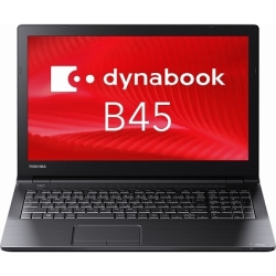 dynabook B45/D:Celeron 3855U、4GB、500GB_HDD、15.6型HD、SMulti、WiFi+BT、10Pro、OfficePSL PB45DNAD4RAPD11